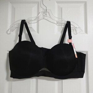 Lane Bryant Cacique Comfort Bliss Lightly Lined Multi-Way Black Bra 44C